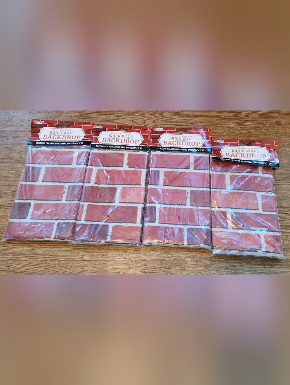 Brick Wall Backdrop - Red Brick Pattern